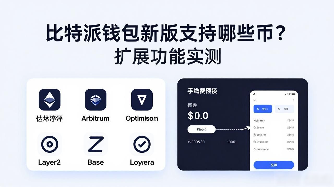 比特派钱包新版支持哪些币？扩展功能实测