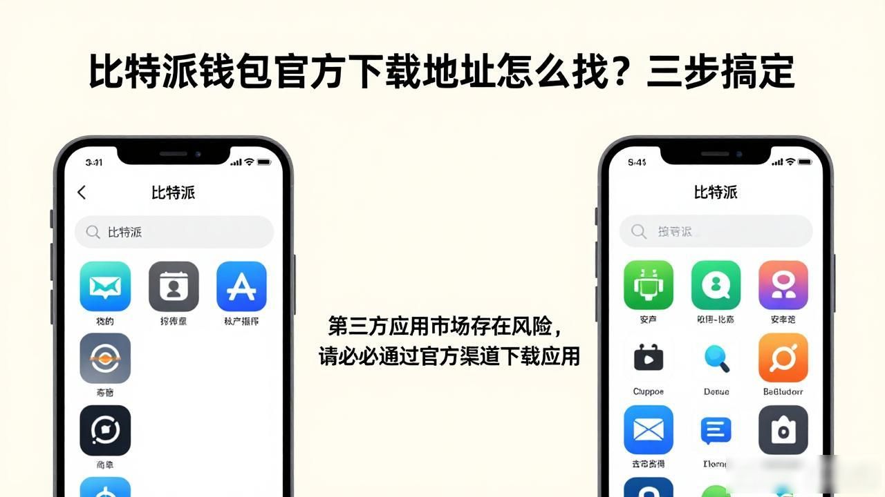比特派钱包官方下载地址怎么找?三步搞定