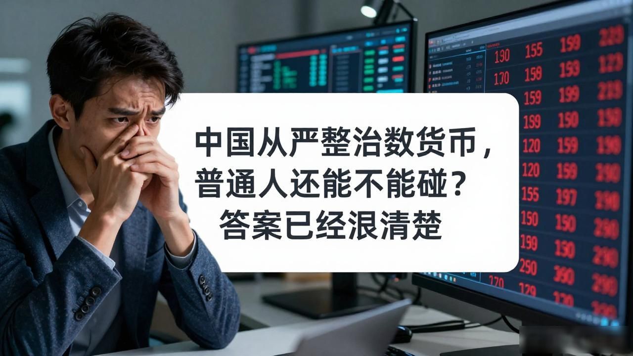 中国从严整治数字货币，普通人还能不能碰？答案已经很清楚