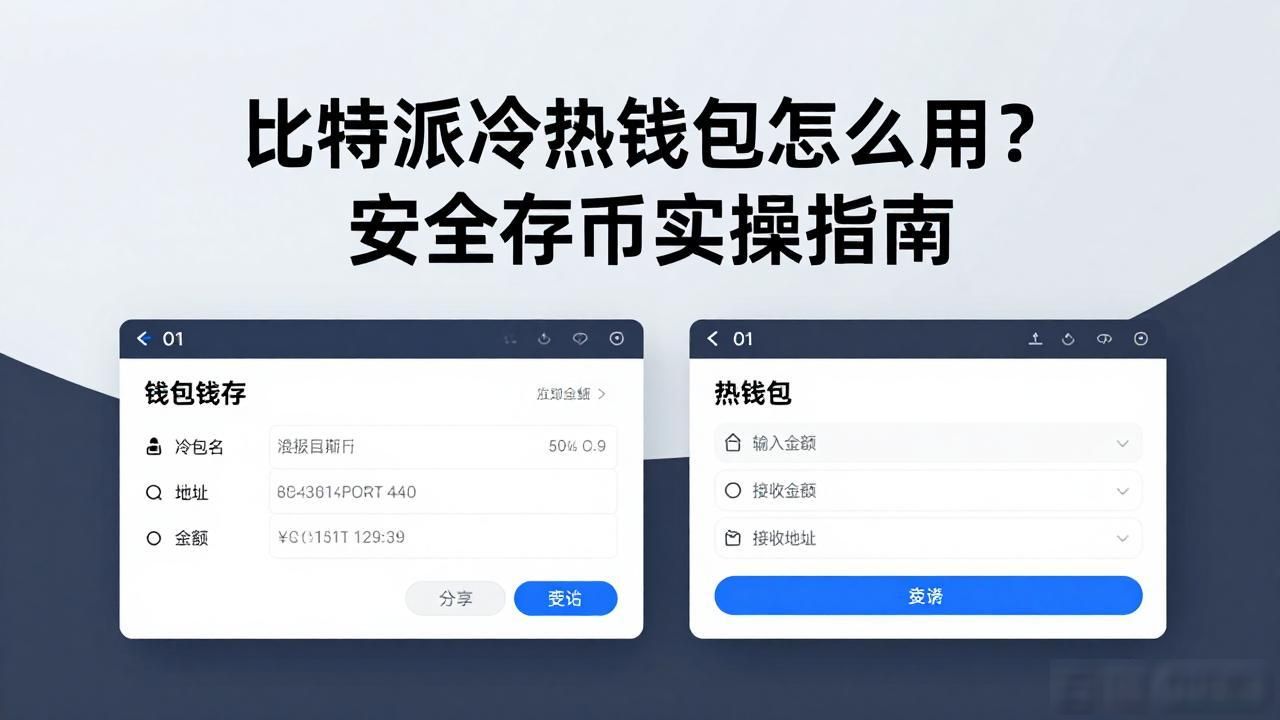 比特派冷热钱包怎么用？安全存币实操指南