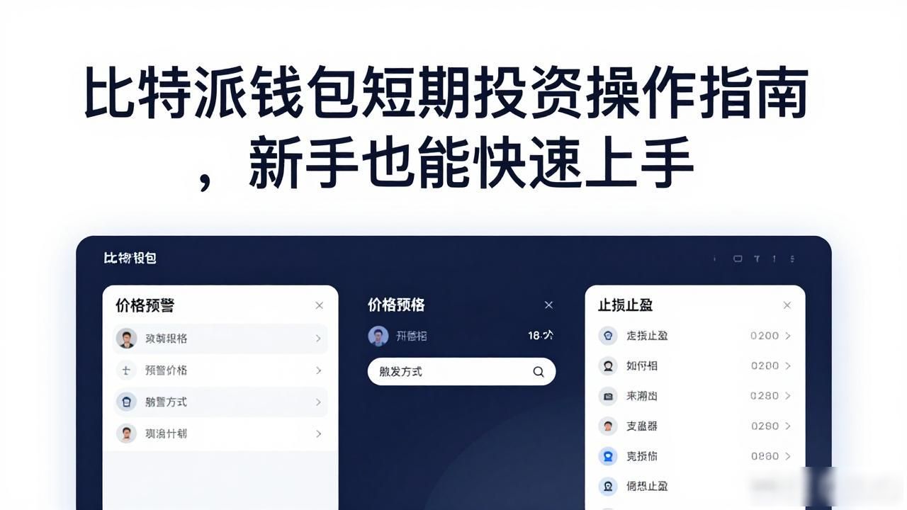 比特派钱包短期投资操作指南,新手也能快速上手