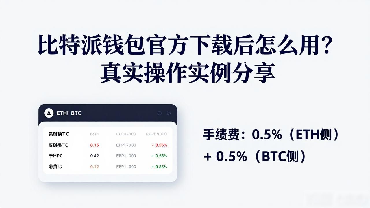 比特派钱包官方下载后怎么用？真实操作实例分享