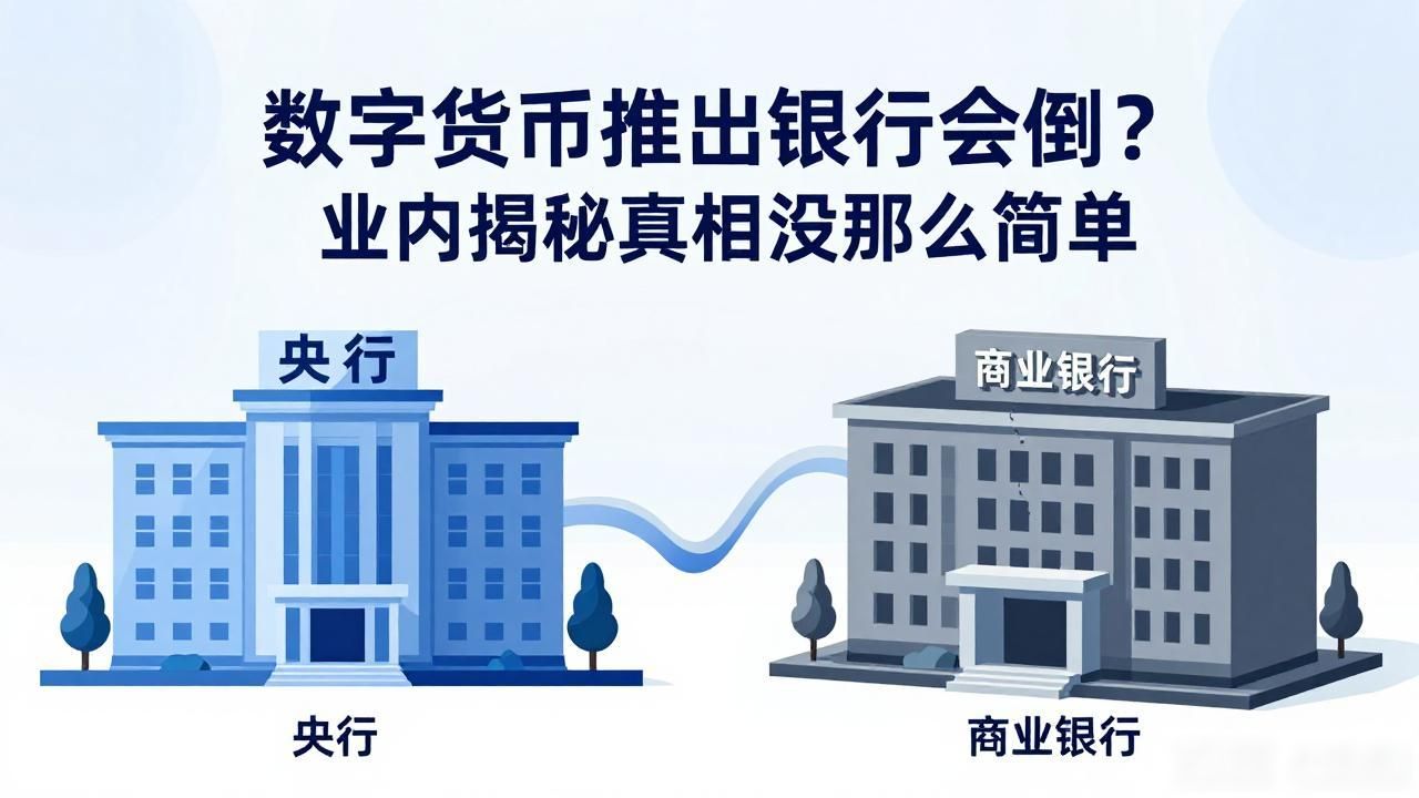 数字货币推出银行会倒？业内揭秘真相没那么简单