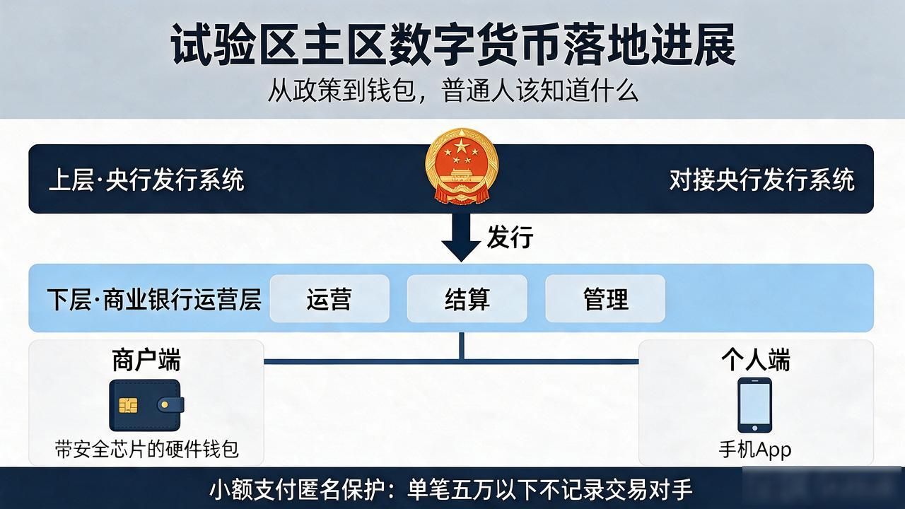 试验区主区数字货币落地进展:从政策到钱包,普通人该知道什么