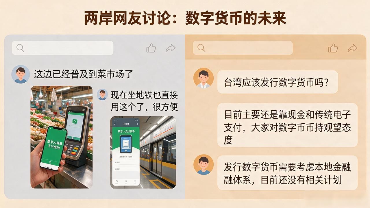 台湾节目聊起数字货币，大陆网友涌入评论区，两岸认知差距有多大