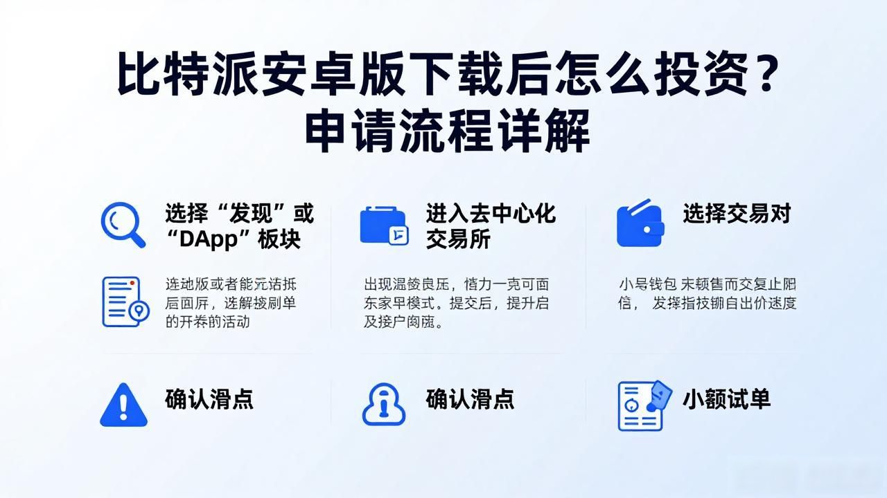 比特派安卓版下载后怎么投资？申请流程详解