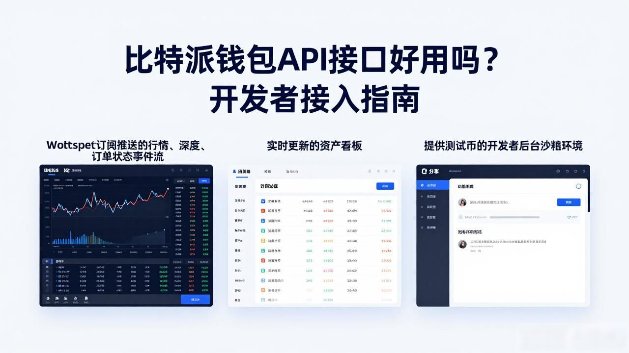 比特派钱包API接口好用吗？开发者接入指南