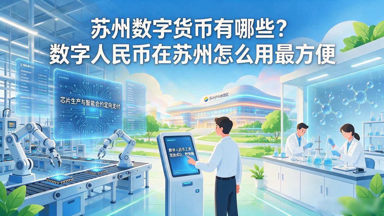 苏州数字货币有哪些?数字人民币在苏州怎么用最方便