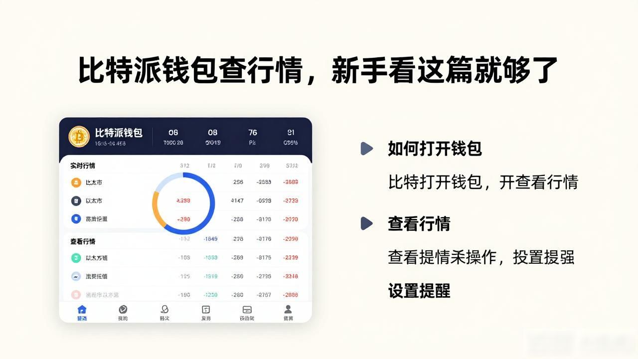 比特派钱包查行情，新手看这篇就够了