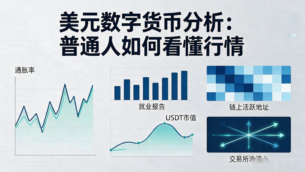 美元数字货币分析：普通人如何看懂行情