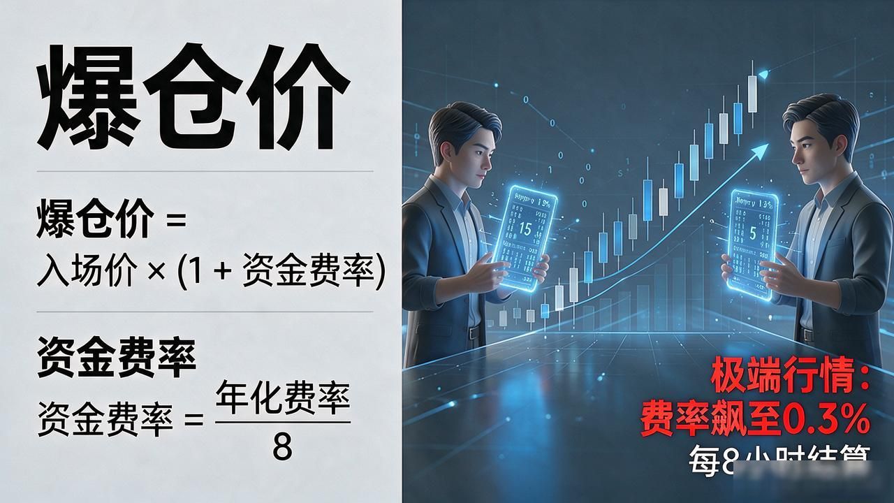 数字货币合约算法拆给你看:爆仓价和资金费率到底怎么算的