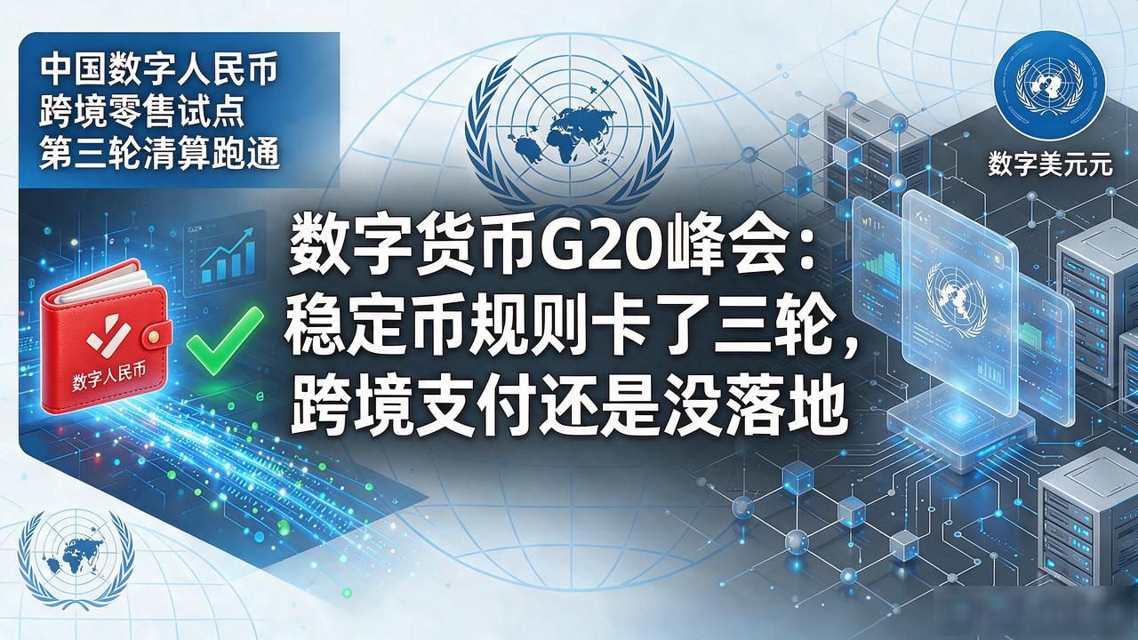 数字货币G20峰会：稳定币规则卡了三轮，跨境支付还是没落地