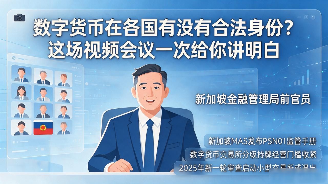 数字货币在各国有没有合法身份？这场视频会议一次给你讲明白