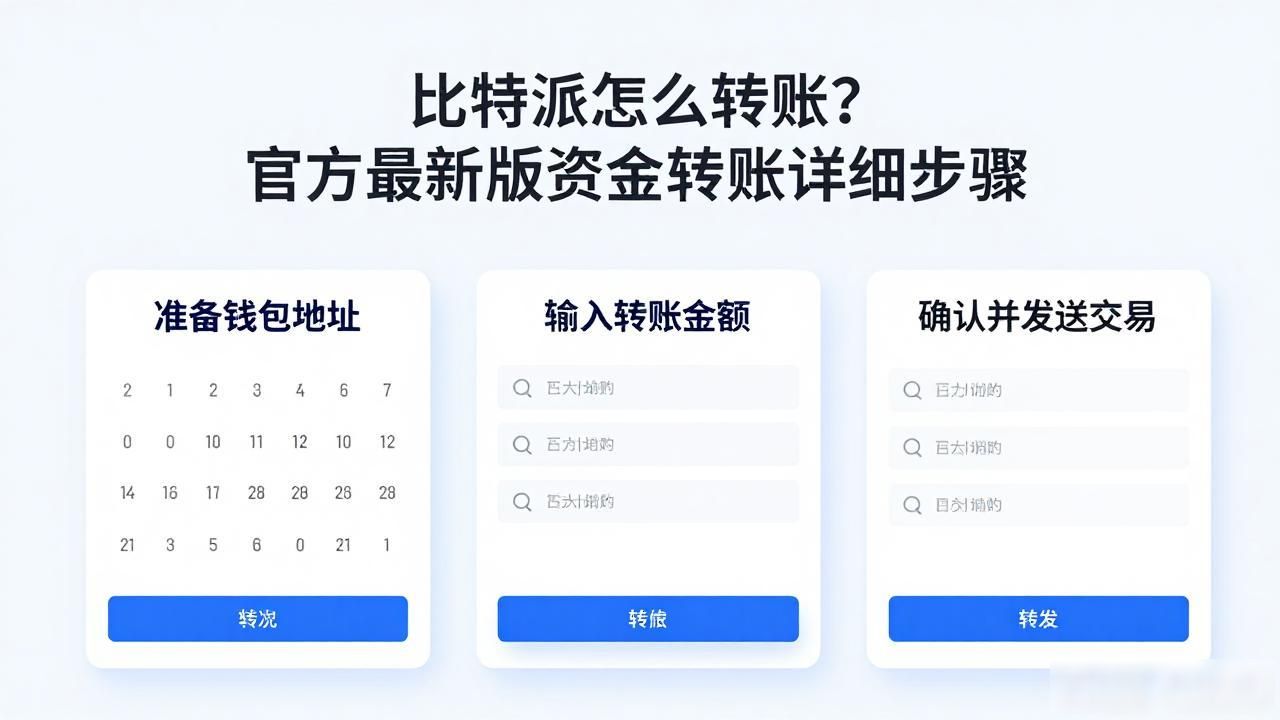 比特派怎么转账?官方最新版资金转账详细步骤