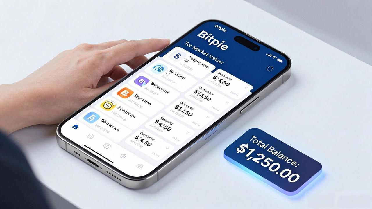 iPhone用户下载Bitpie后怎么管资产?