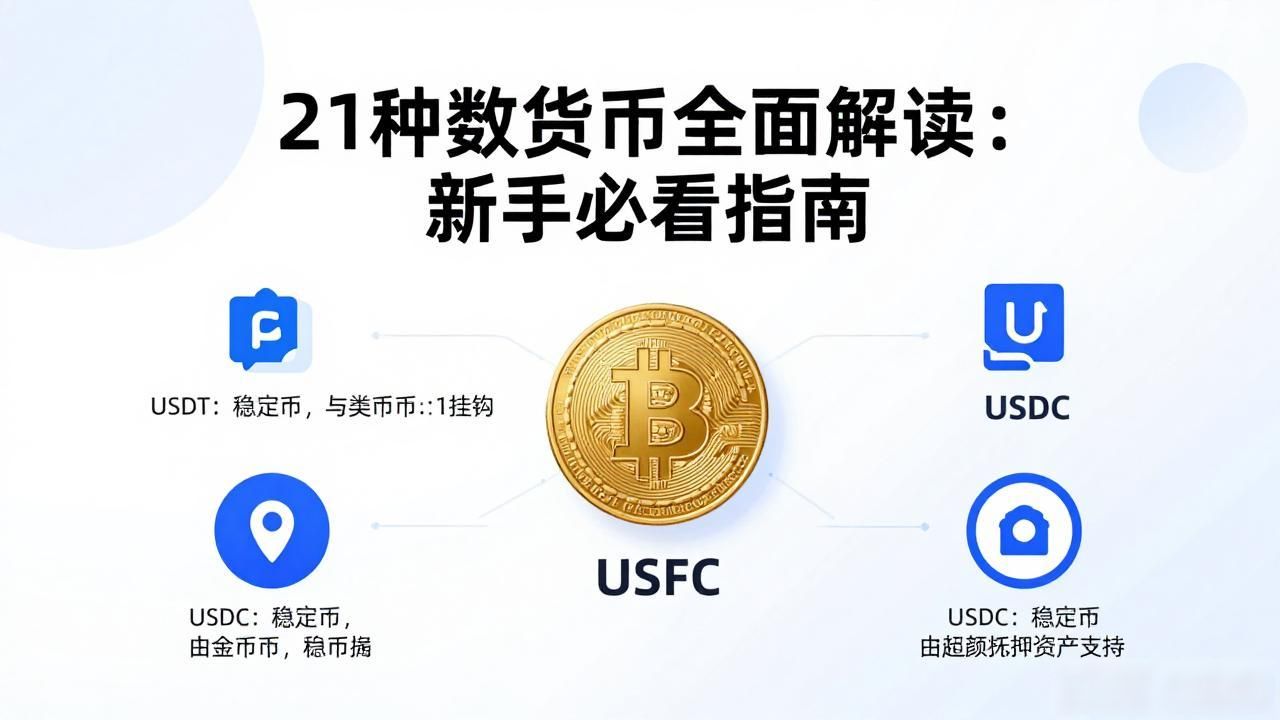 21种数字货币全面解读：新手必看指南