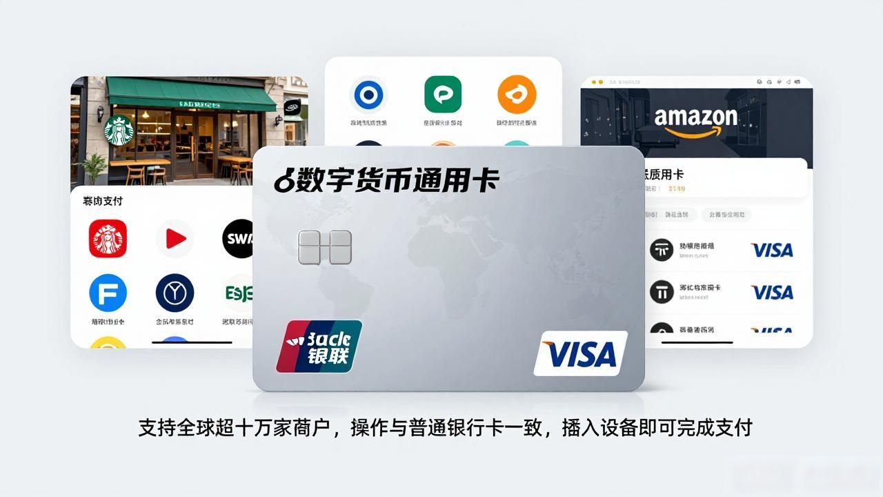 数字货币通用卡怎么用?一张卡搞定全球消费
