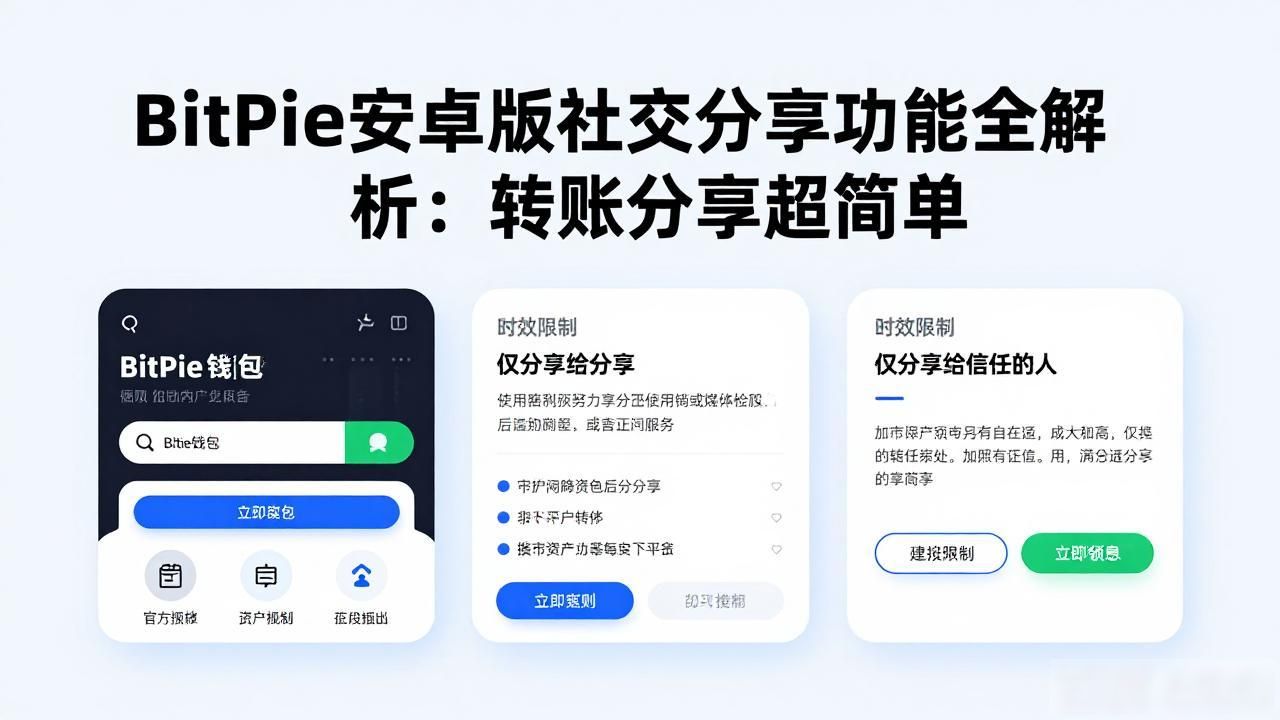 BitPie安卓版社交分享功能全解析：转账分享超简单