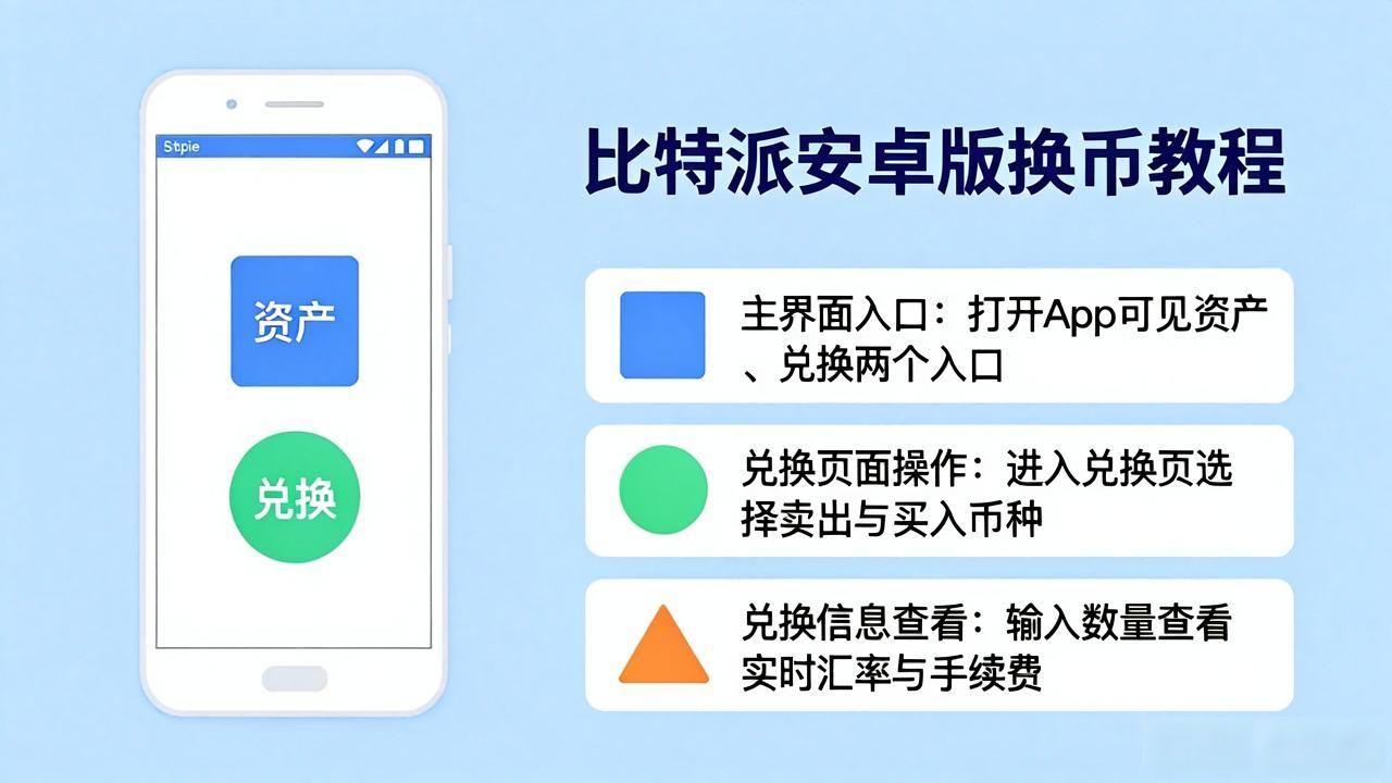 比特派安卓版怎么换币?手把手教你轻松兑换