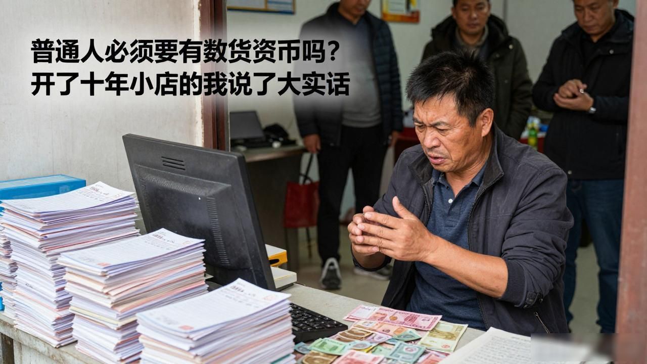 普通人必须要有数字货币吗?开了十年小店的我说了大实话
