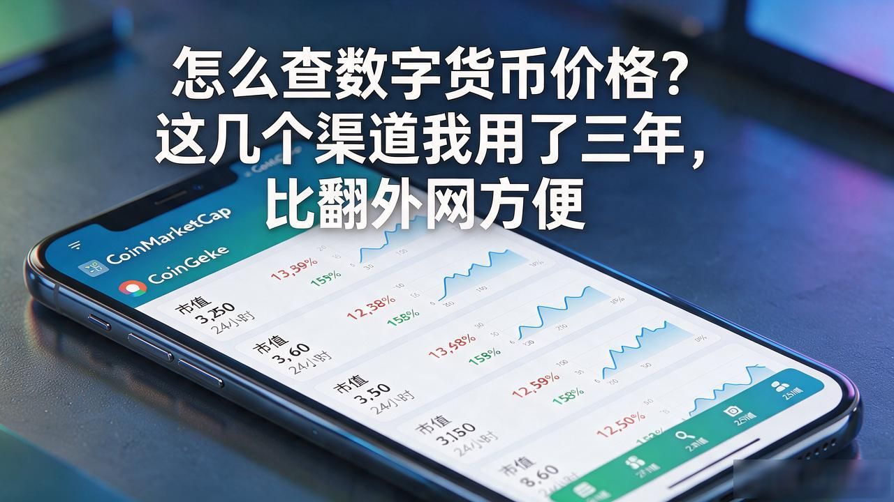 怎么查数字货币价格?这几个渠道我用了三年,比翻外网方便