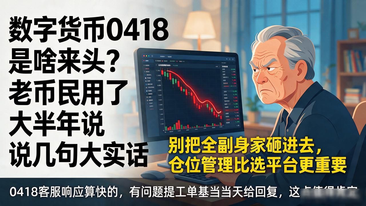 数字货币0418是啥来头?老币民用了大半年说几句大实话