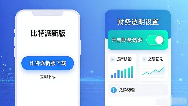 比特派新版下载后，财务透明怎么开？