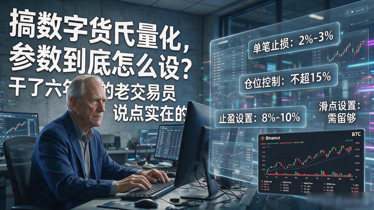 搞数字货币量化,参数到底怎么设?干了六年的老交易员说点实在的