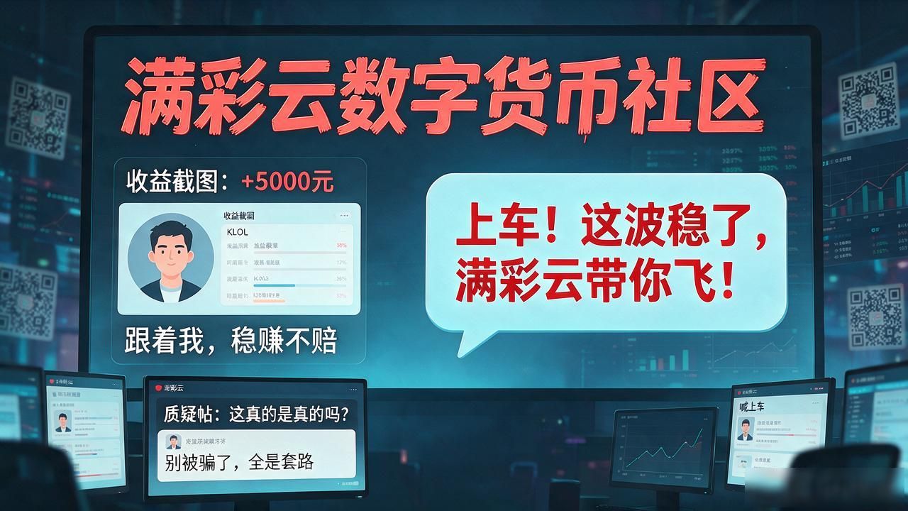 满彩云数字货币是骗局还是机会，我研究了三个月说几句实在话
