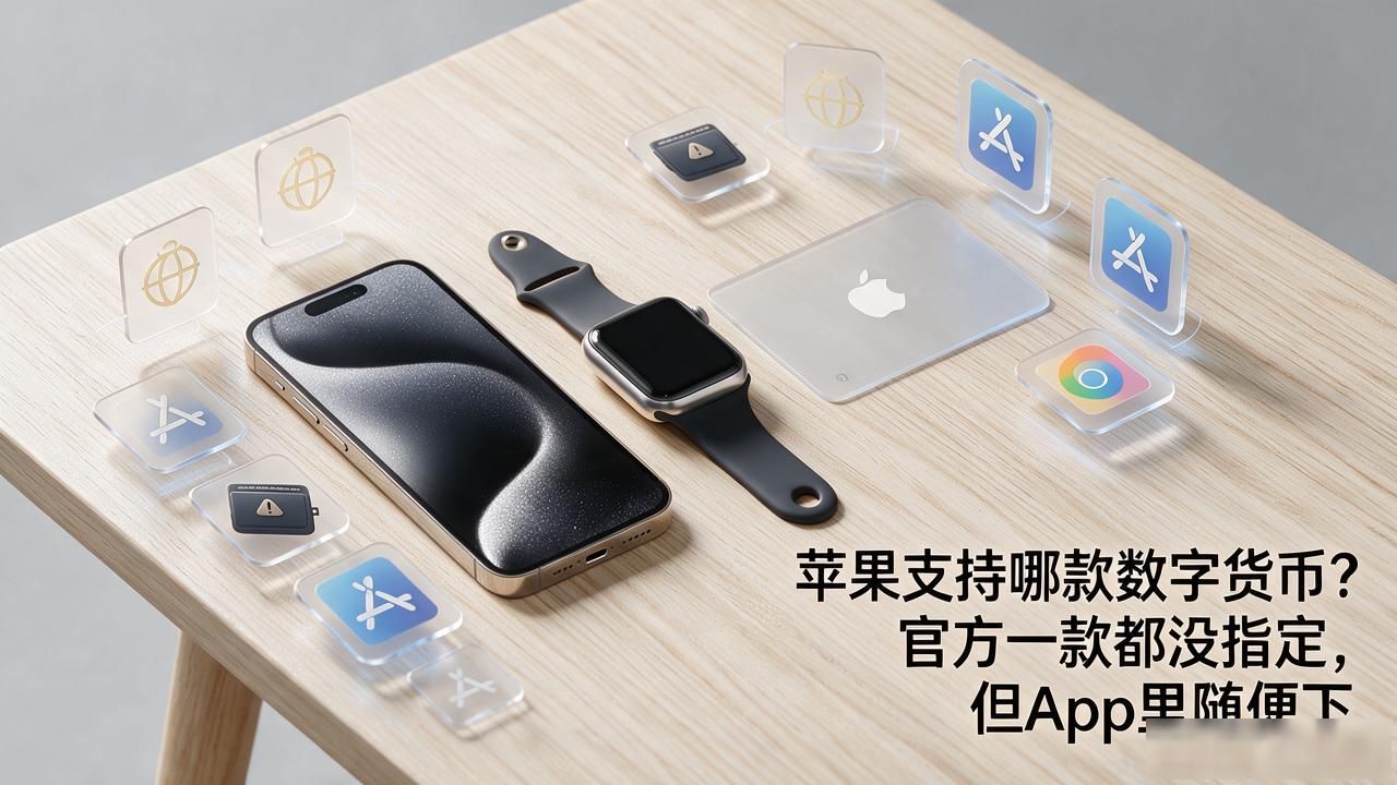 苹果支持哪款数字货币？官方一款都没指定，但App里随便下