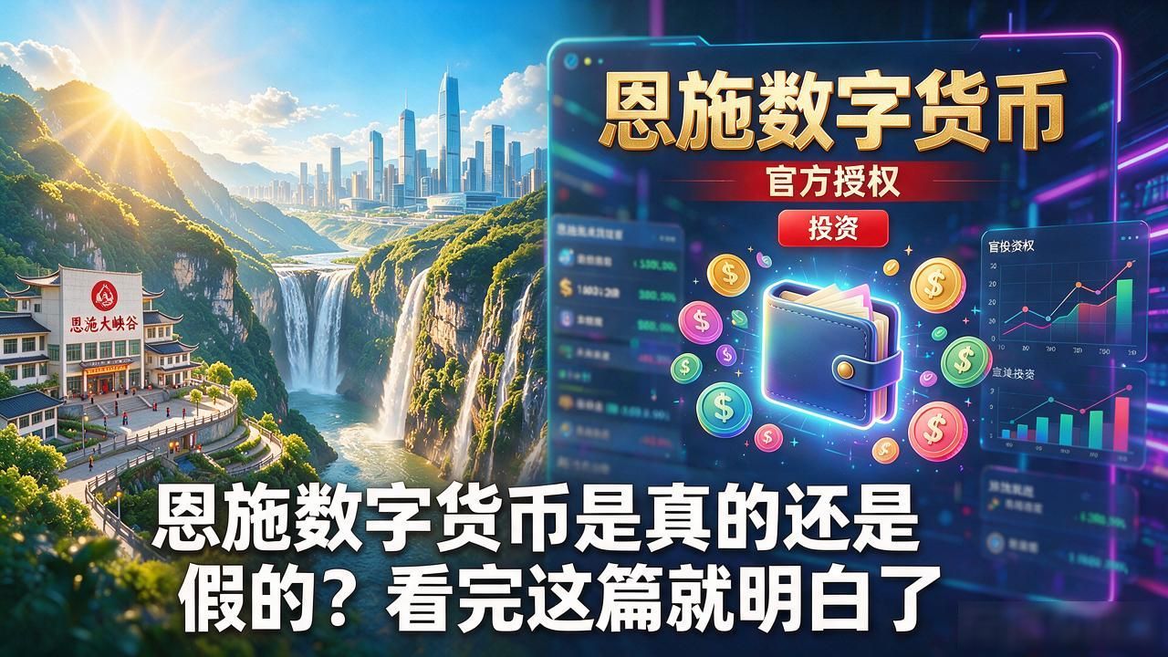 恩施数字货币是真的还是假的？看完这篇就明白了