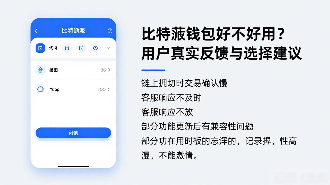 比特派钱包好不好用？用户真实反馈与选择建议