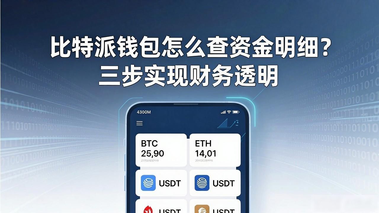 比特派钱包怎么查资金明细?三步实现财务透明