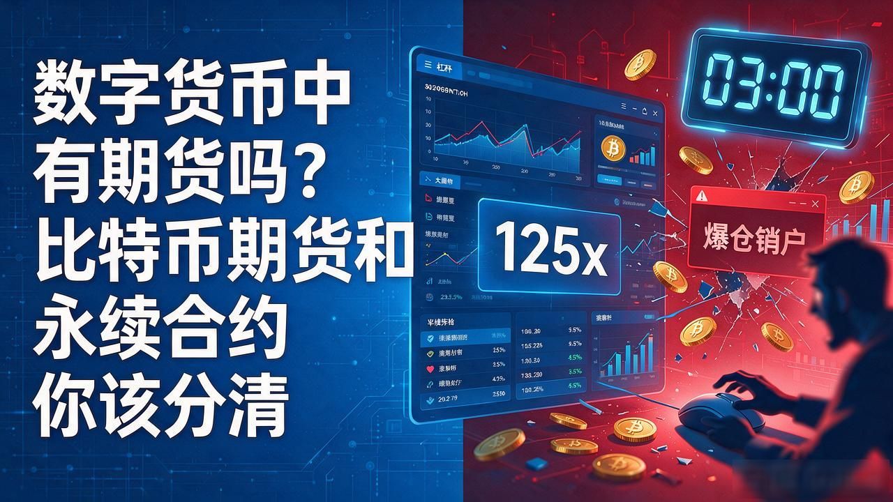 数字货币中有期货吗?比特币期货和永续合约你该分清