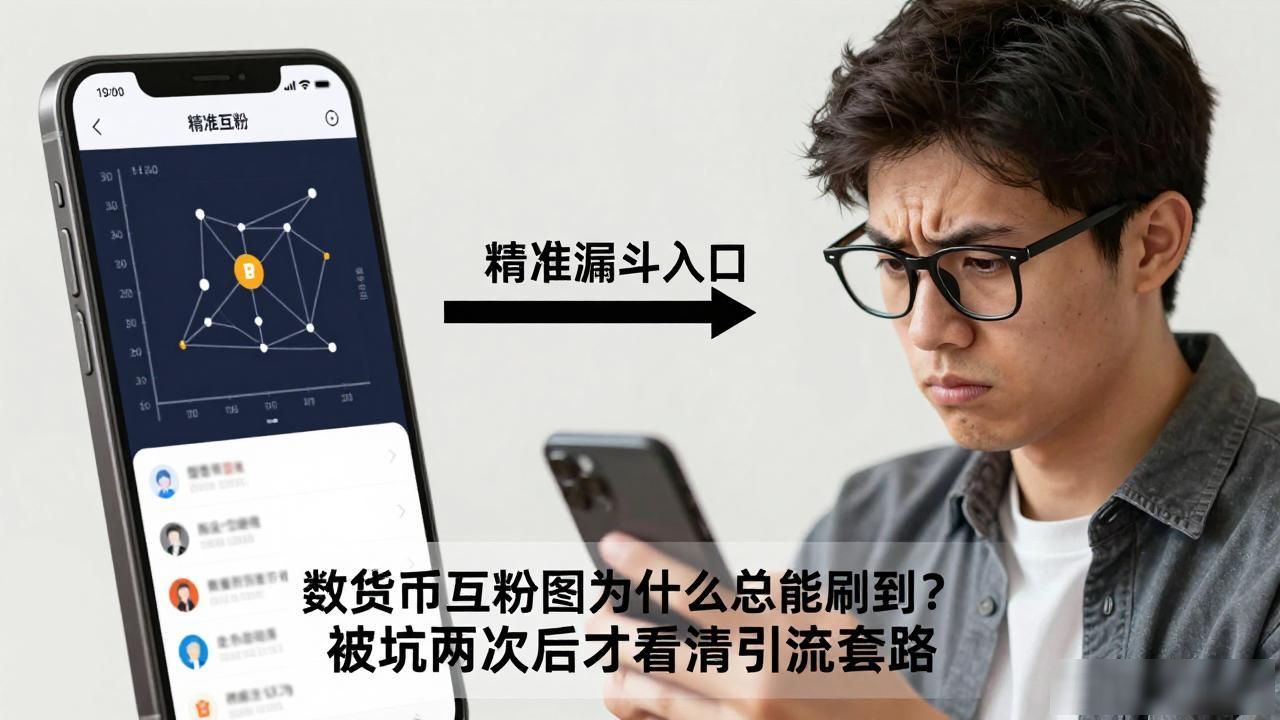数字货币互粉图为什么总能刷到?被坑两次后才看清引流套路