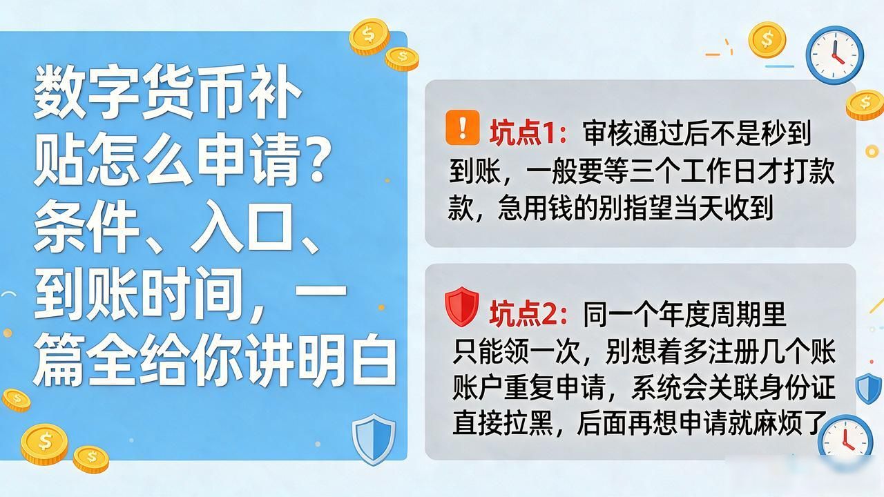 数字货币补贴怎么申请？条件、入口、到账时间，一篇全给你讲明白