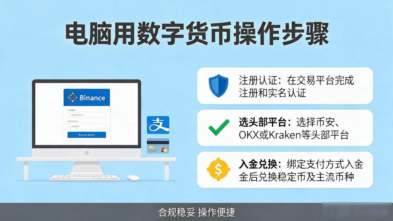 电脑上怎么用数字货币？一文看懂操作步骤