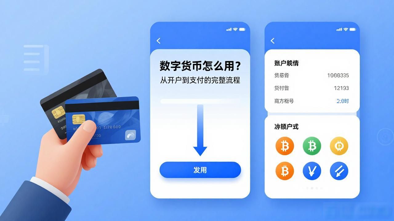 数字货币怎么用?从开户到支付的完整流程