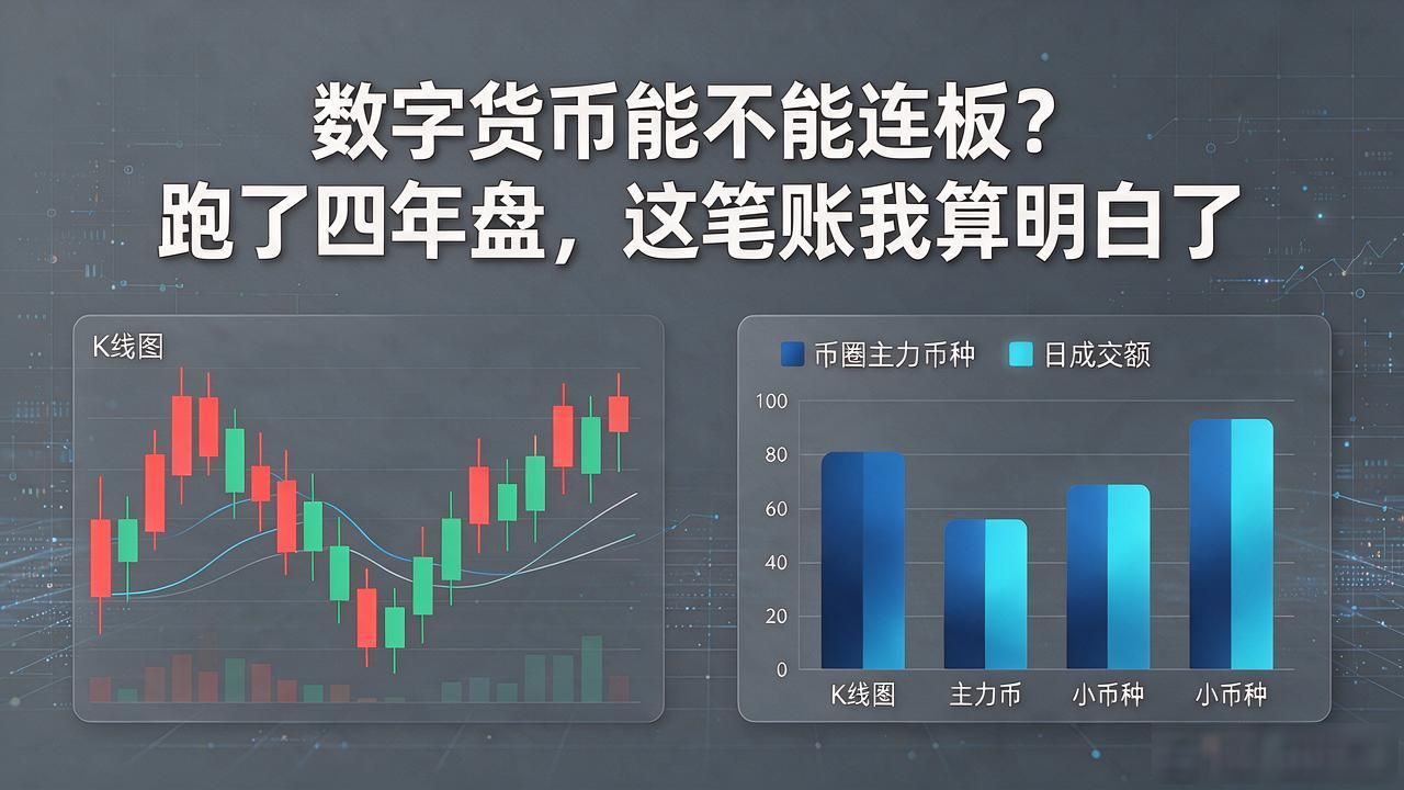 数字货币能不能连板?跑了四年盘,这笔账我算明白了