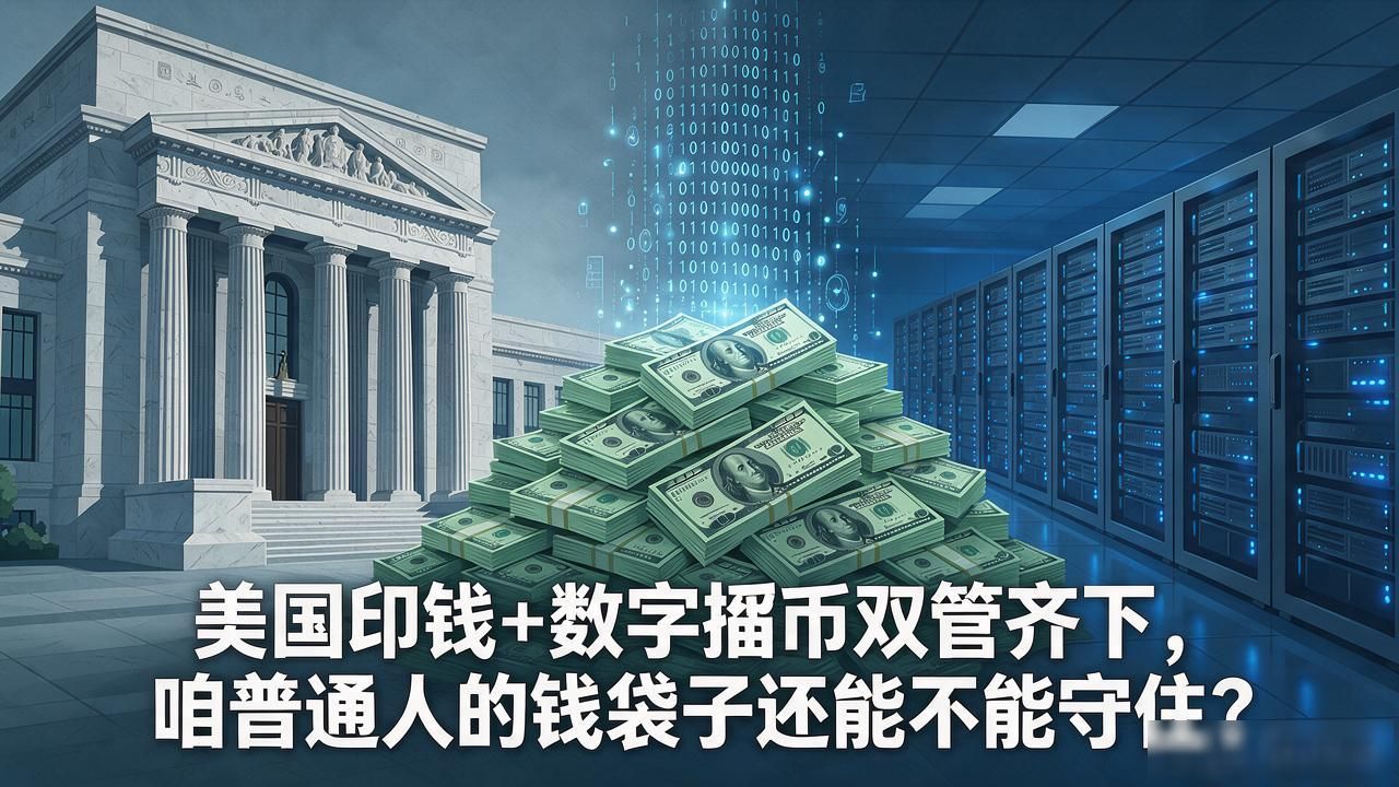 美国印钱+数字货币双管齐下,咱普通人的钱袋子还能不能守住