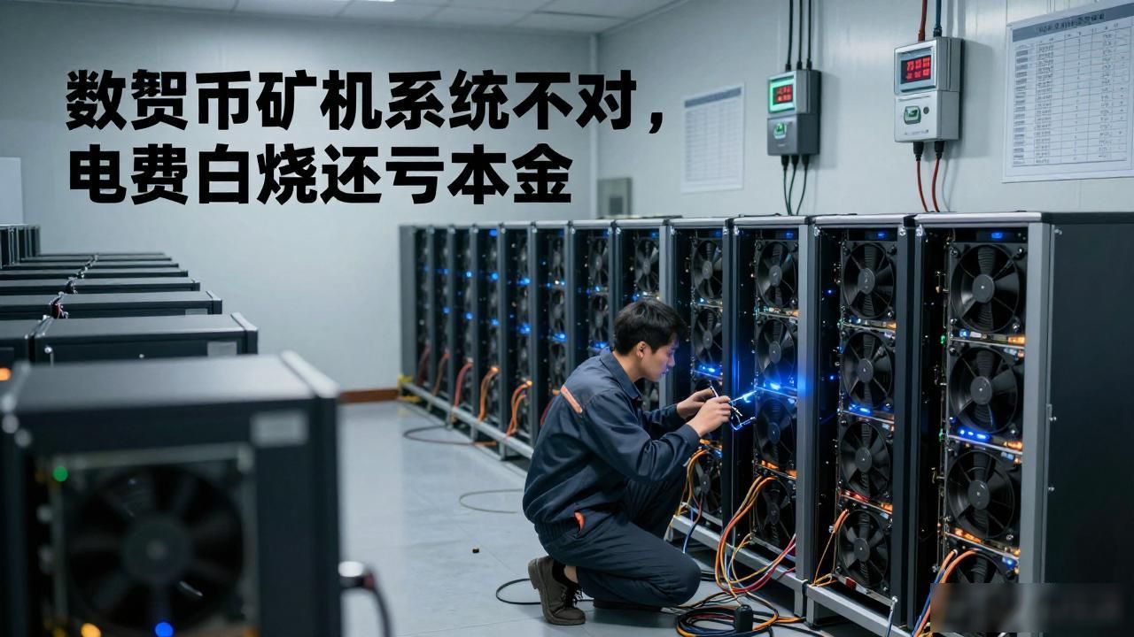 数字货币矿机系统选不对，电费白烧还亏本金