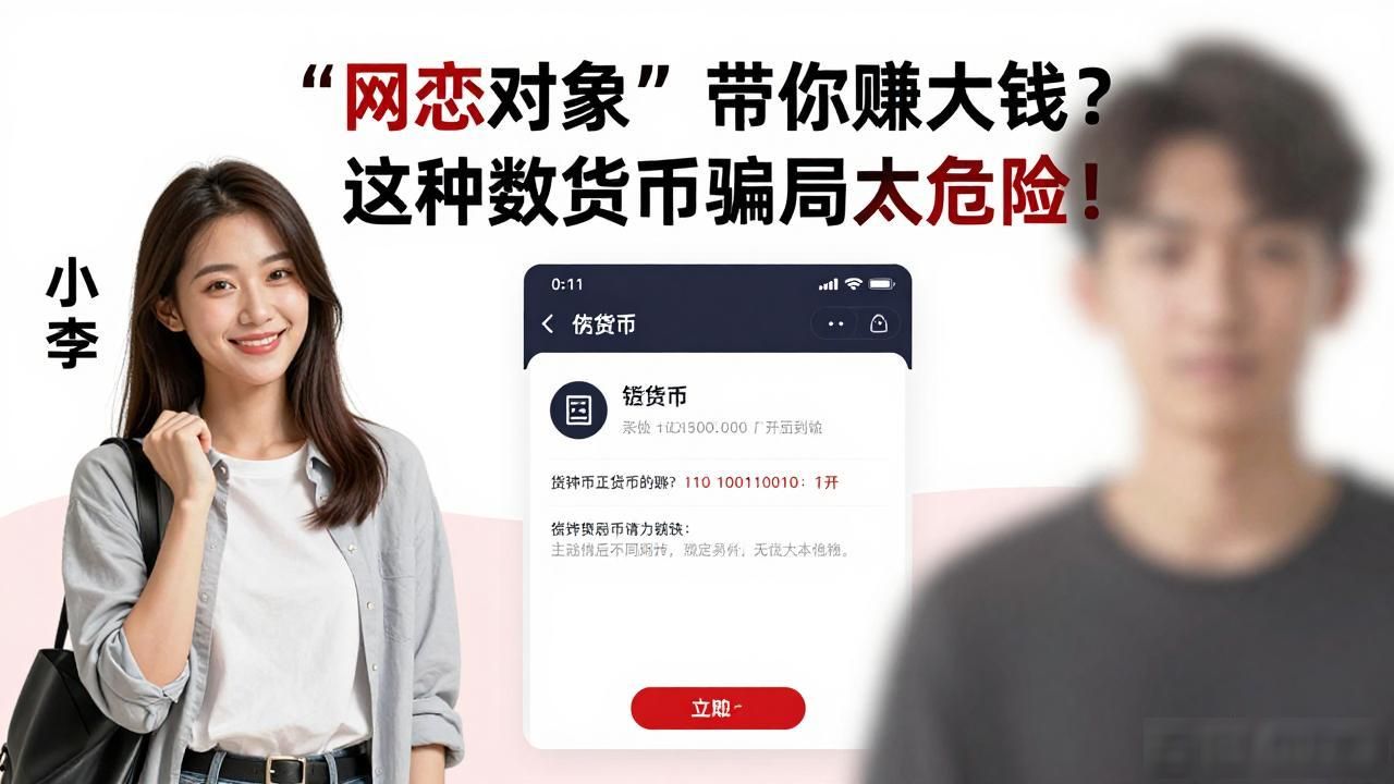 “网恋对象”带你赚大钱？这种数字货币骗局太危险！