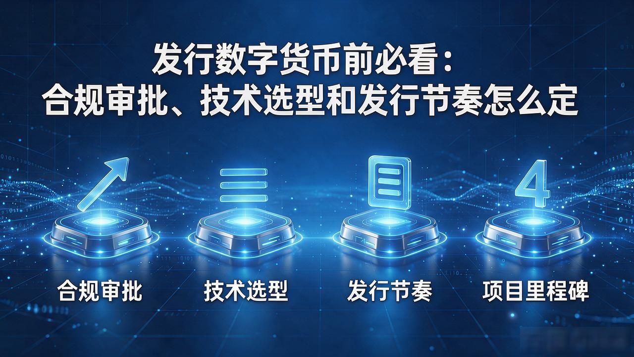 发行数字货币前必看：合规审批、技术选型和发行节奏怎么定