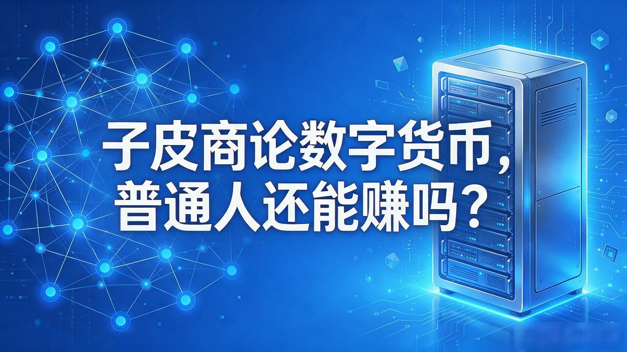 子皮商论数字货币，普通人还能赚吗？