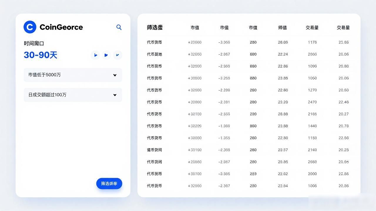 新币怎么找?避开智商税,用对数据工具