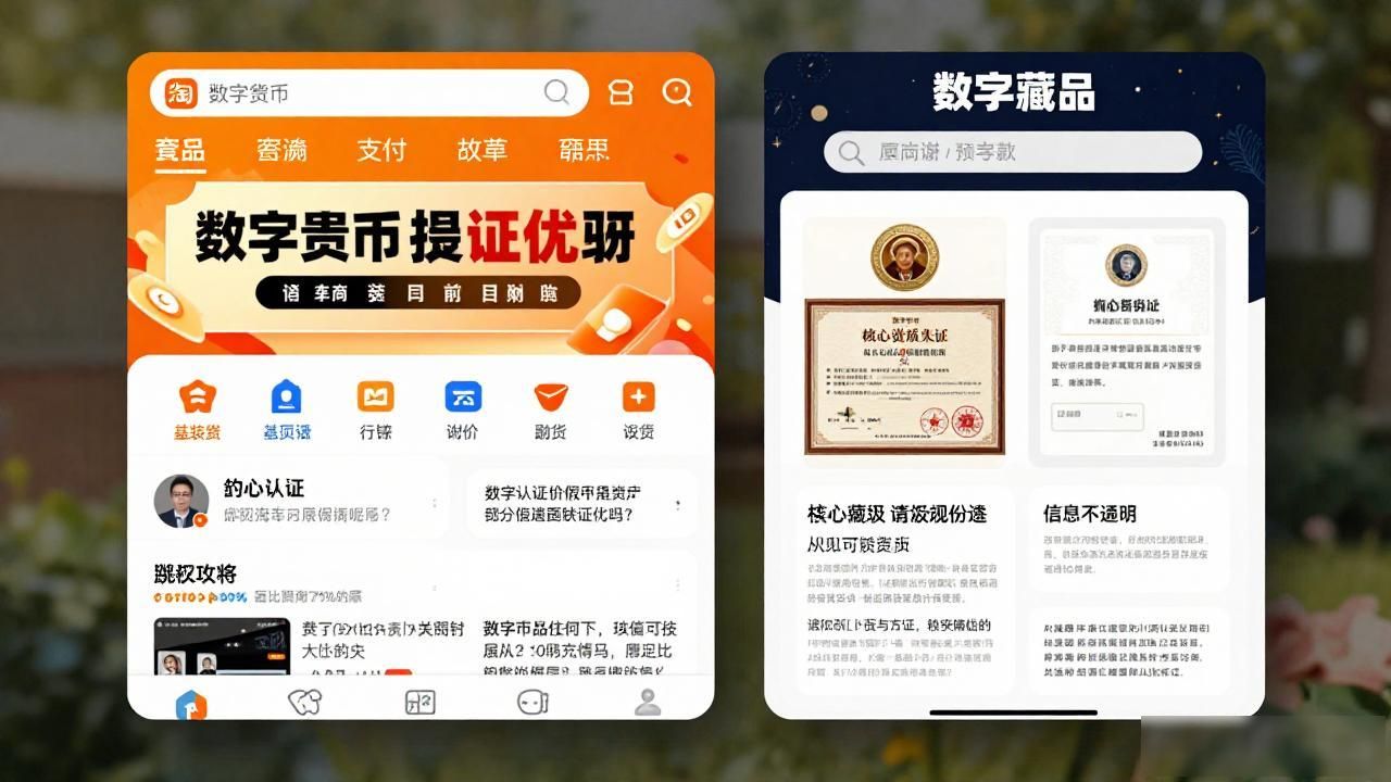 淘宝搜数字货币,全是套路