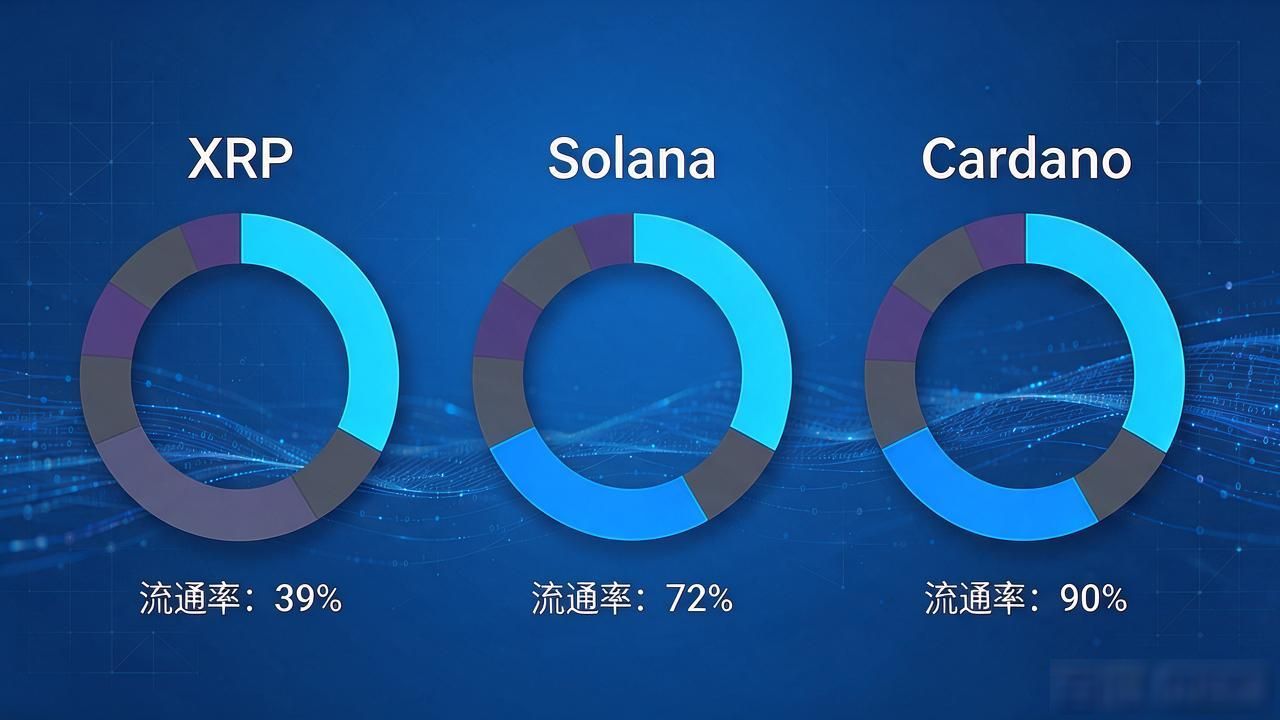 数字货币流通率多少?主流币实际流通占比、锁仓比例一次讲清