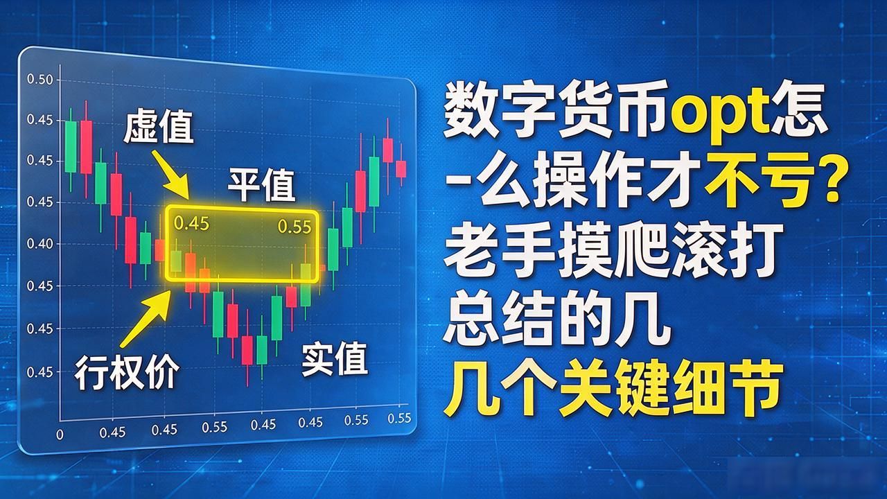数字货币opt怎么操作才不亏?老手摸爬滚打总结的几个关键细节