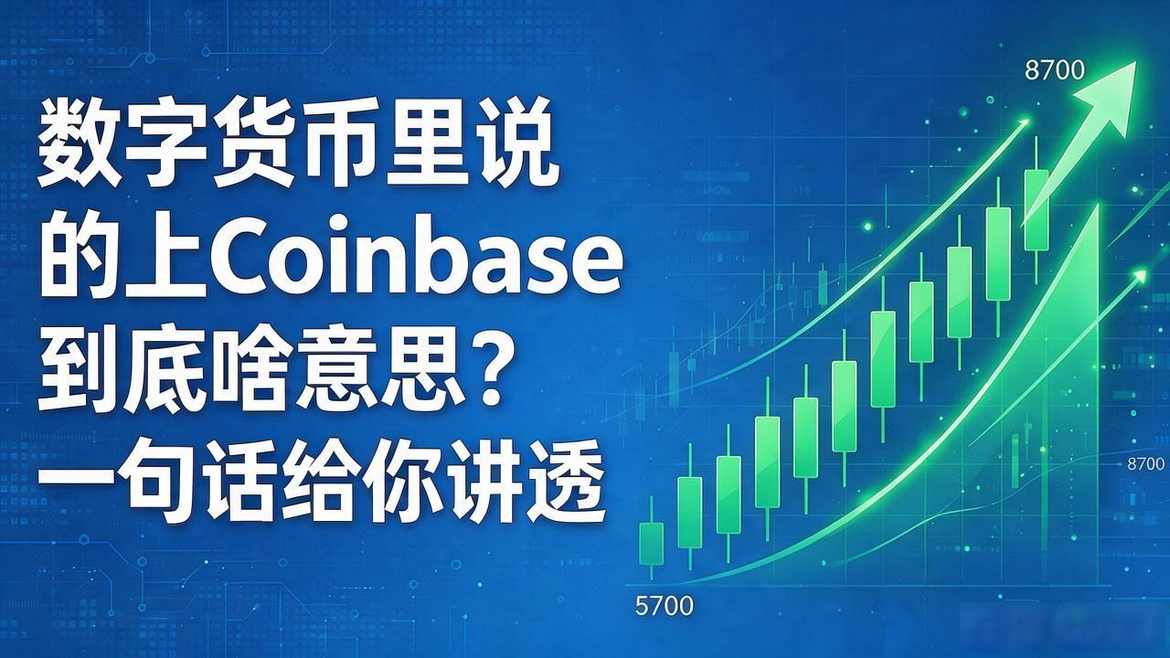 数字货币里说的上Coinbase到底啥意思？一句话给你讲透