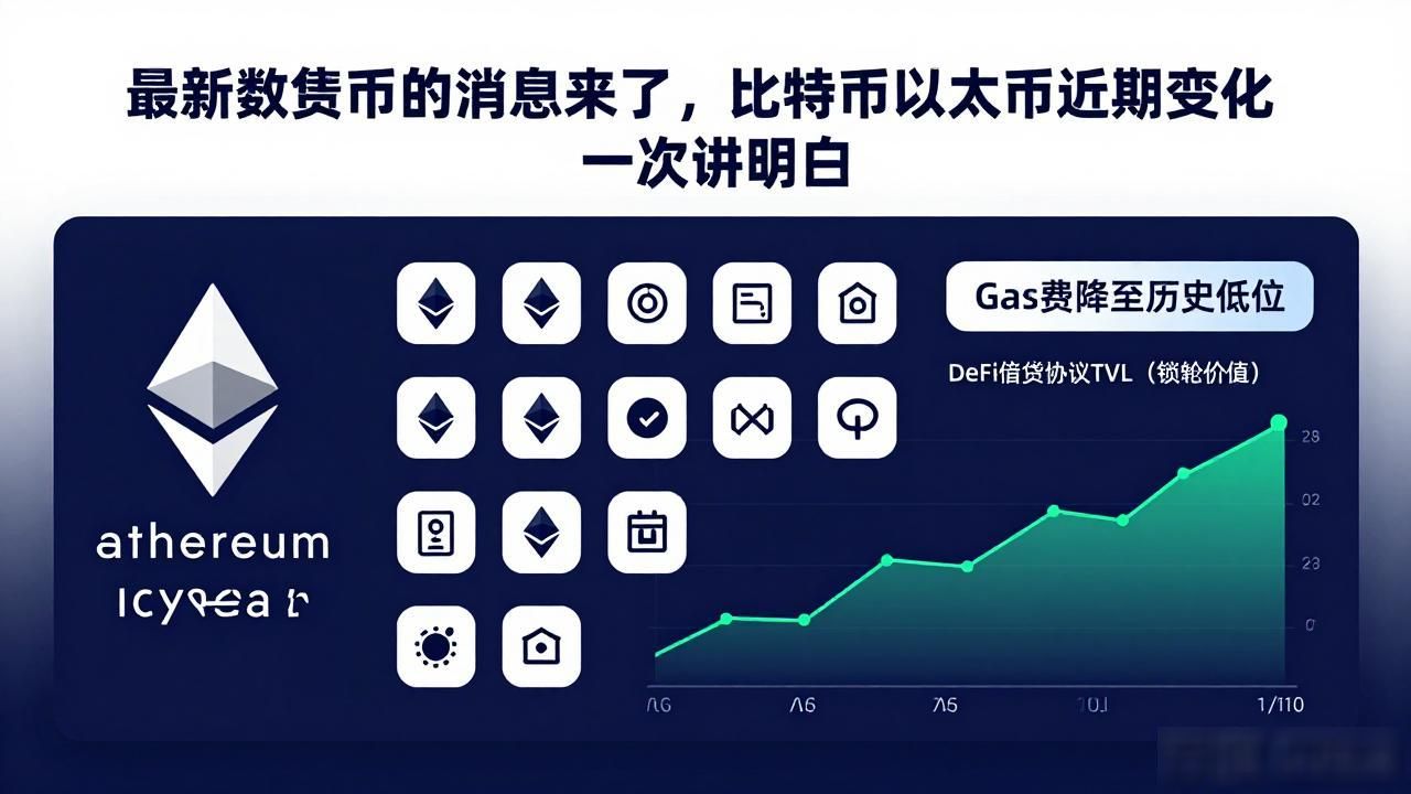 最新数字货币的消息来了,比特币以太坊近期变化一次讲明白